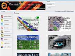 Dise&ntilde;o Web para imprenta "Bureau Gr&aacute;fico"