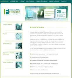 DISE�O DE PAGINA WEB PARA EMPRESA ESPECIALIZADA EN HABILITACIONES EN CABA