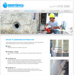 DISE�O DE PAGINA WEB PARA EMPRESA ESPECIALIZADA EN HUMEDAD DE CIMIENTOS