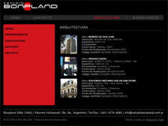 Dise&ntilde;o de pagina Web para Estudios de Arquitectura y Venta y Alquiler de Bienes Raices, Estudio Bonpland