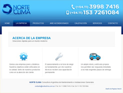 DISE�O DE PAGINA WEB PARA EMPRESA ESPECIALIZADA EN LA INSTALACION Y REPARACION DE AIRES ACONDICIONADOS Y SISTEMAS DE CALEFACCION