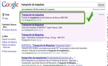 Posicionamiento Web en Google