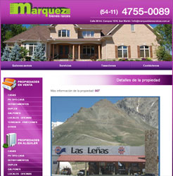 DISEO DE PAGINAS WEB PARA INMOBILIARIAS EN SAN MARTIN, BUENOS AIRES, ARGENTINA