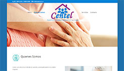 Diseo de pgina Web Centel Cuidado de Adultos Mayores a Domicilio