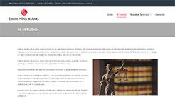 Diseño de página Web Estudio Juridico