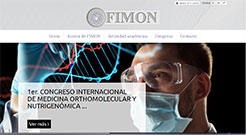 Diseño de página Web para Fimon Medicina Orthomolecular
