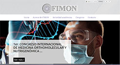 Diseo de pgina Web para Fimon Medicina Orthomolecular