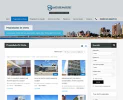Diseño Pagina Web para inmobiliarias MS Estudio Propiedades de Puerto Madryn, Chubut, Patagonia Argentina