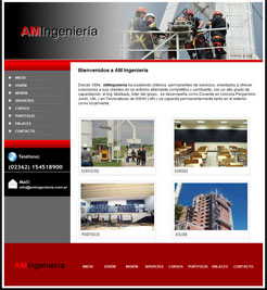 DISEO DE PAGINA WEB PARA AM INGENIERIA