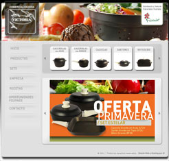 DISEO DE PAGINA WEB PARA EMPRESA COMERCIALIZADORA DE CACEROLAS FOURNEE