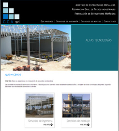 Diseño de Paginas Web para empresa Constructora de Buenos Aires, Argentina.
