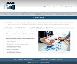 Diseño Web para Empresa de Consultoría DAR Consultora de Corrientes Capital, Argentina.