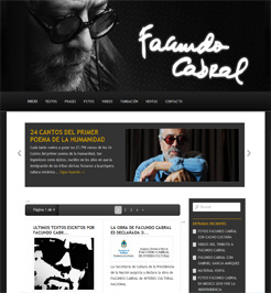 DISEO DE PAGINA WEB FACUNDO CABRAL