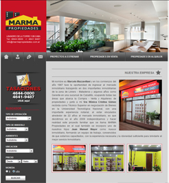 Diseño de Paginas Web para Inmobiliaria de Liniers, Buenos Aires, Argentina.