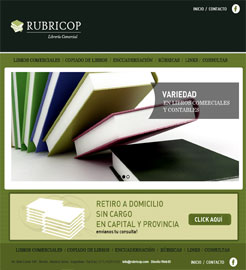 Diseño de Paginas Web para Librería Comercial de CABA, Buenos Aires, Argentina.