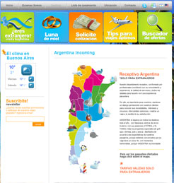 DISEÑO DE PAGINA WEB PARA EMPRESA DE TURISMO, VIAJES