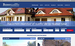 Diseo Web para inmobiliarias Besso Propiedades