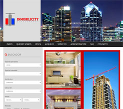 Diseo Web para inmobiliarias Inmobilicity